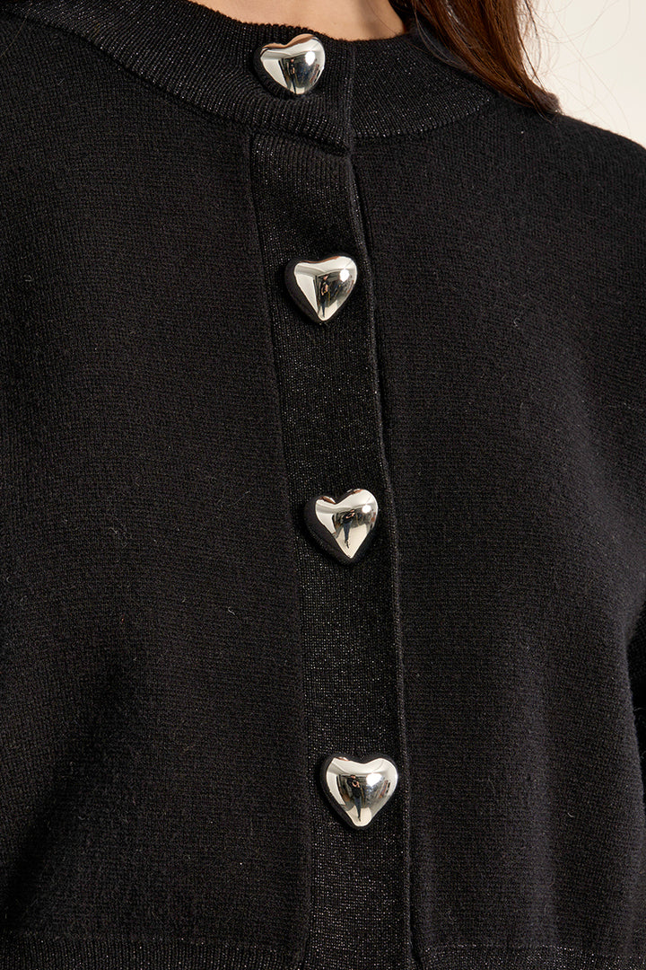 Cardigan cuori LA2063En