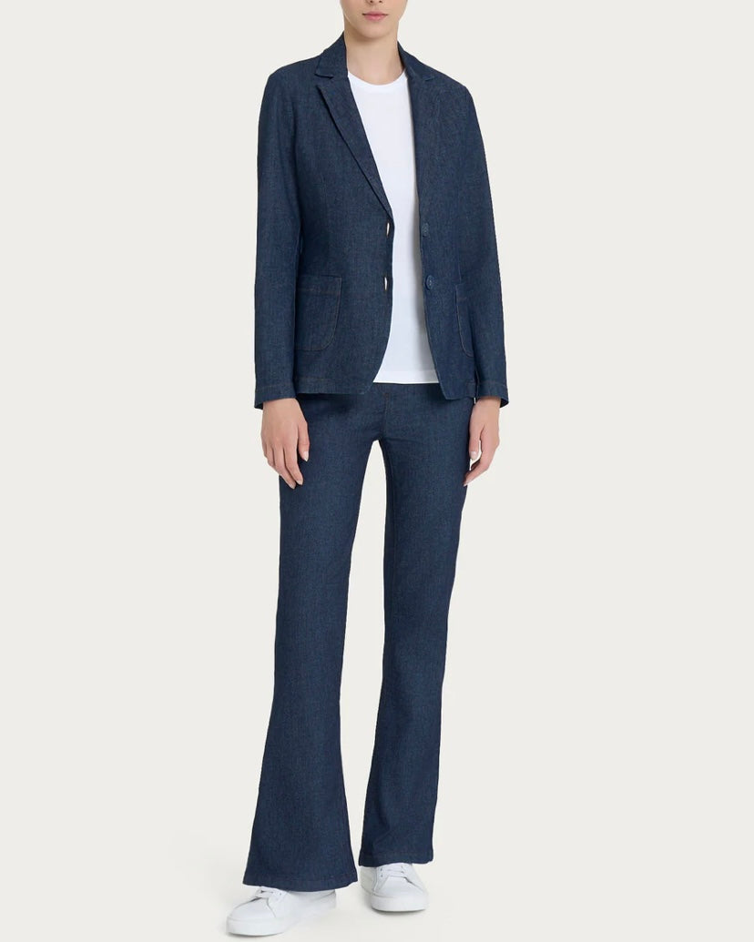 Blazer due bottoni in Light Denim dn18g9