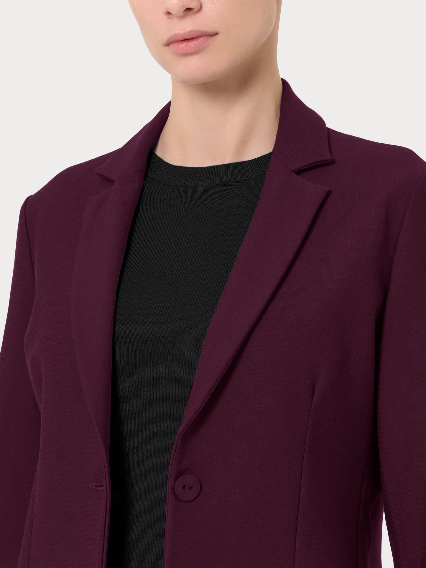 Blazer con due bottoni in Compact DO23GA