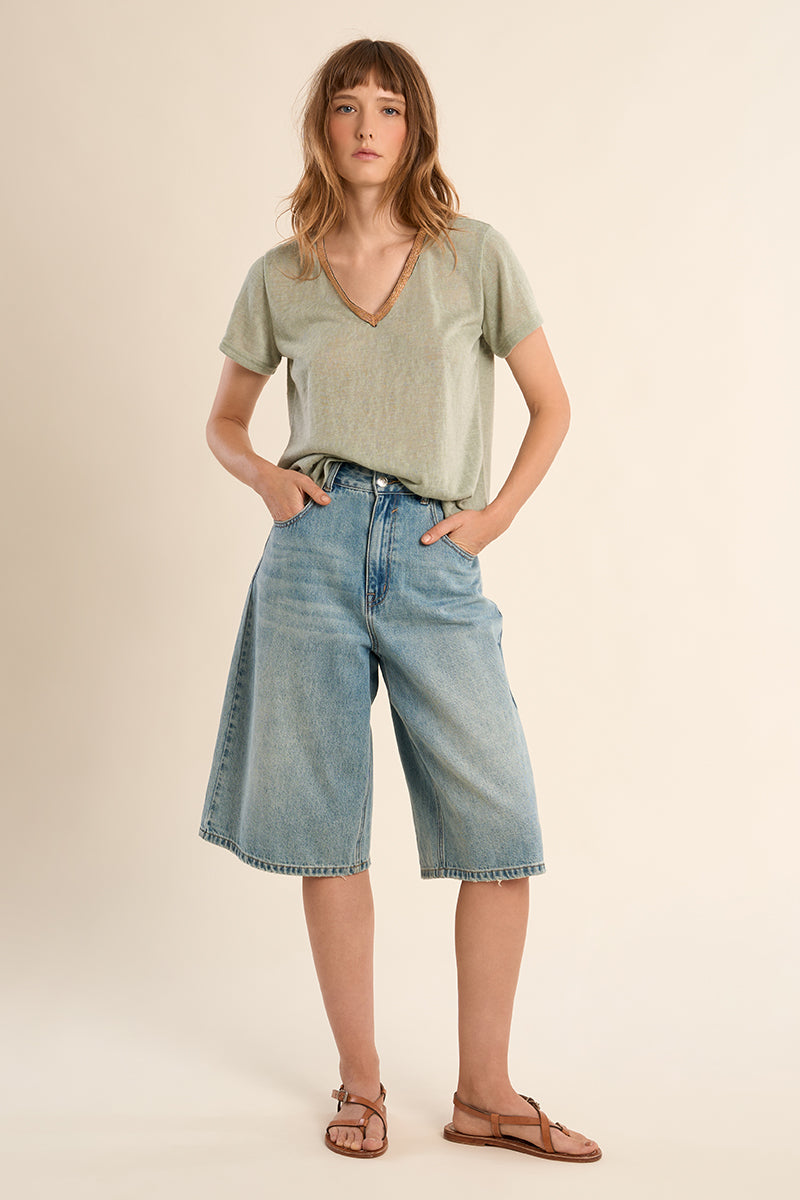T-SHIRT V ,ORO T427EP