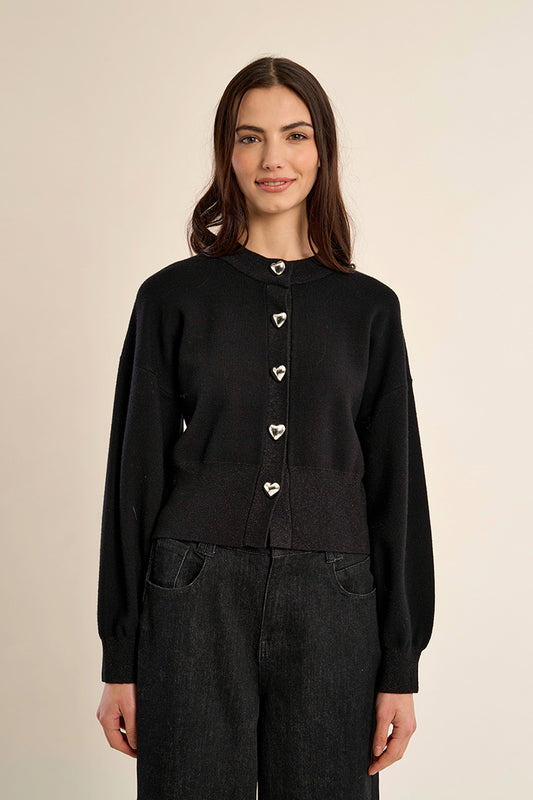 Cardigan cuori LA2063En