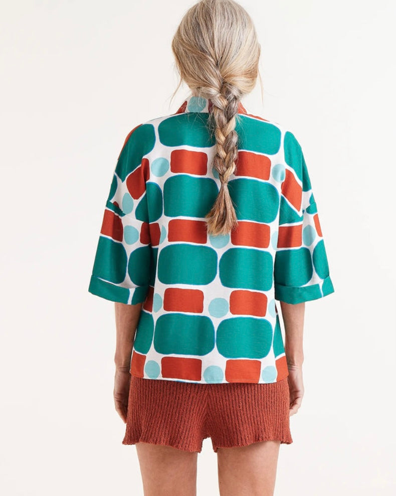 Camicetta geometric