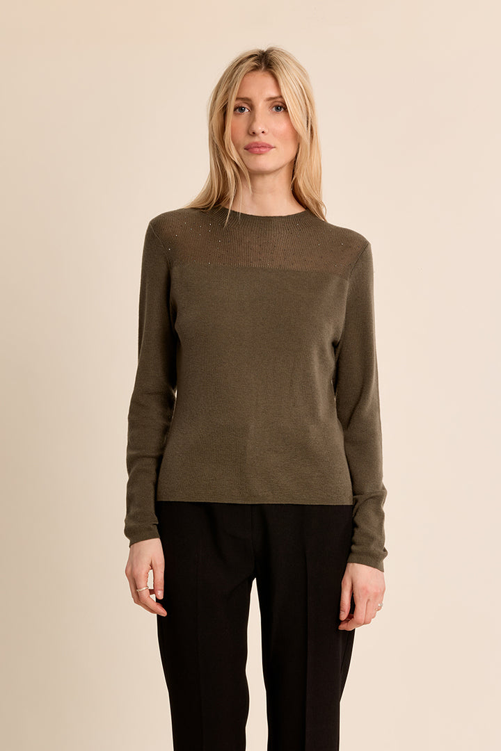 Maglia strass LAF138EN