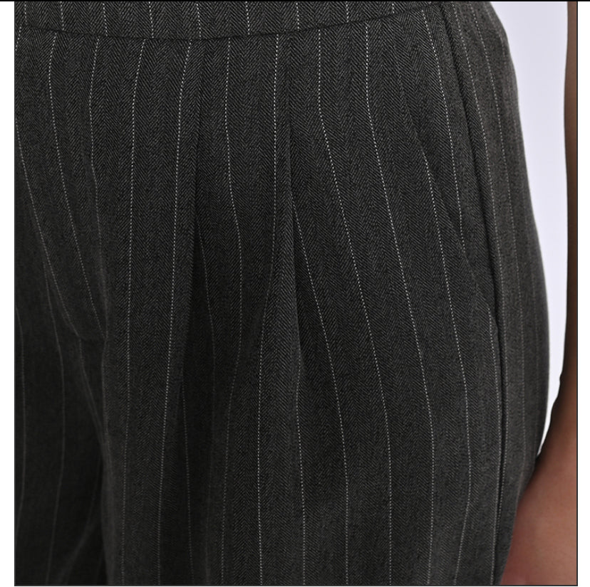 Pantalone palazzo gessato