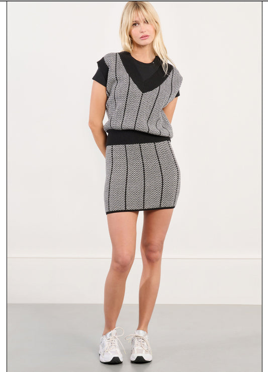 Gonna mini in maglia