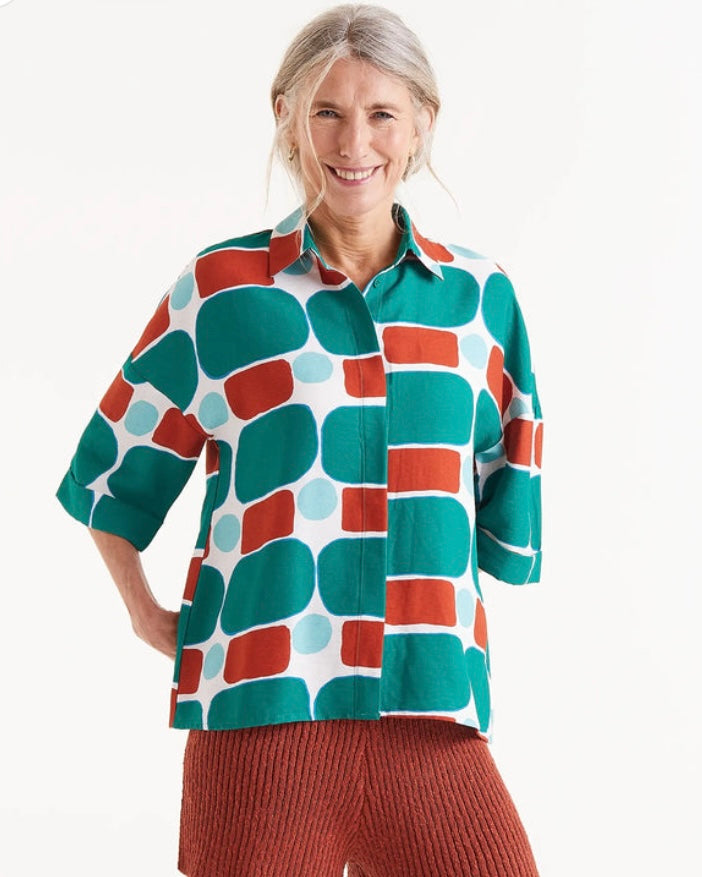 Camicetta geometric