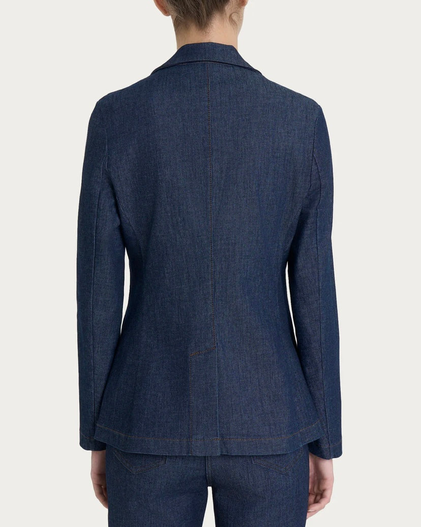 Blazer due bottoni in Light Denim dn18g9