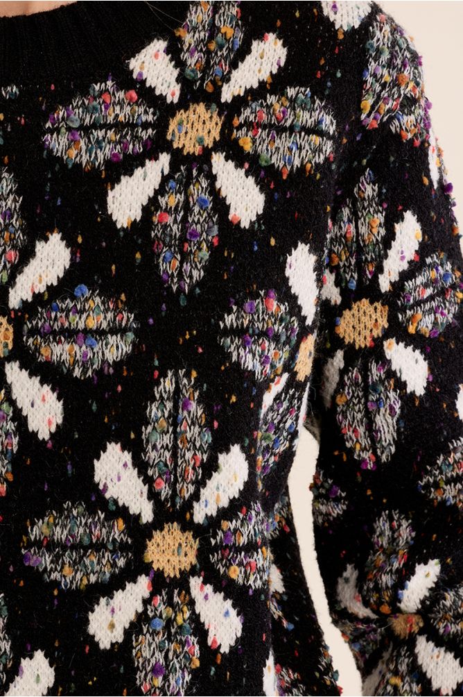 Maglia con stampa floreale e1803eh