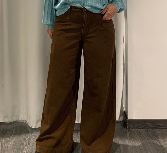 Jeans morbido palazzo