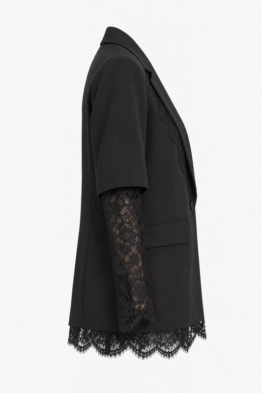 Giacca lunga pizzo LE STREGHE