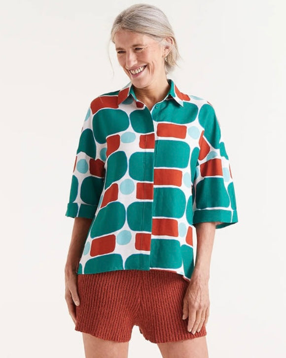 Camicetta geometric