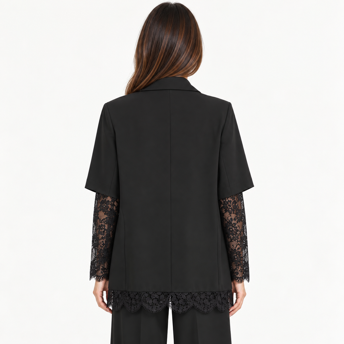Giacca lunga pizzo LE STREGHE