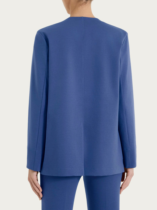 Blazer senza revers in Compact Light D293GC