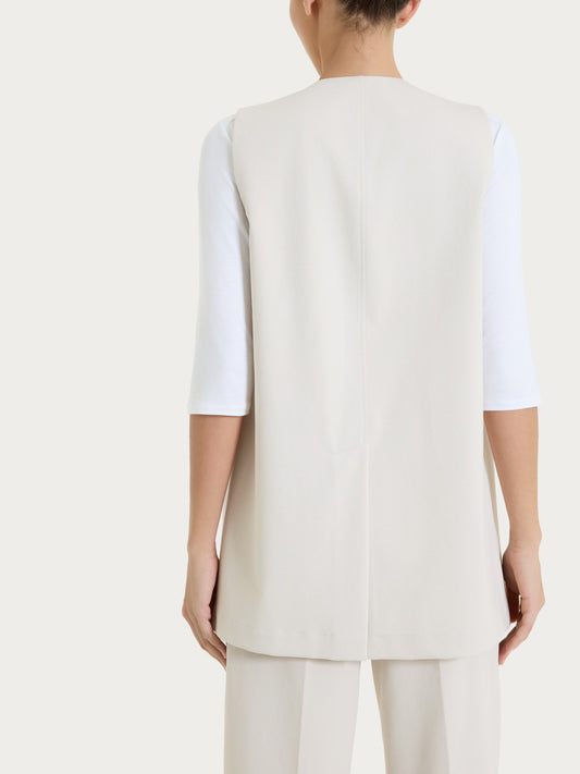 Gilet aperto in Compact Light