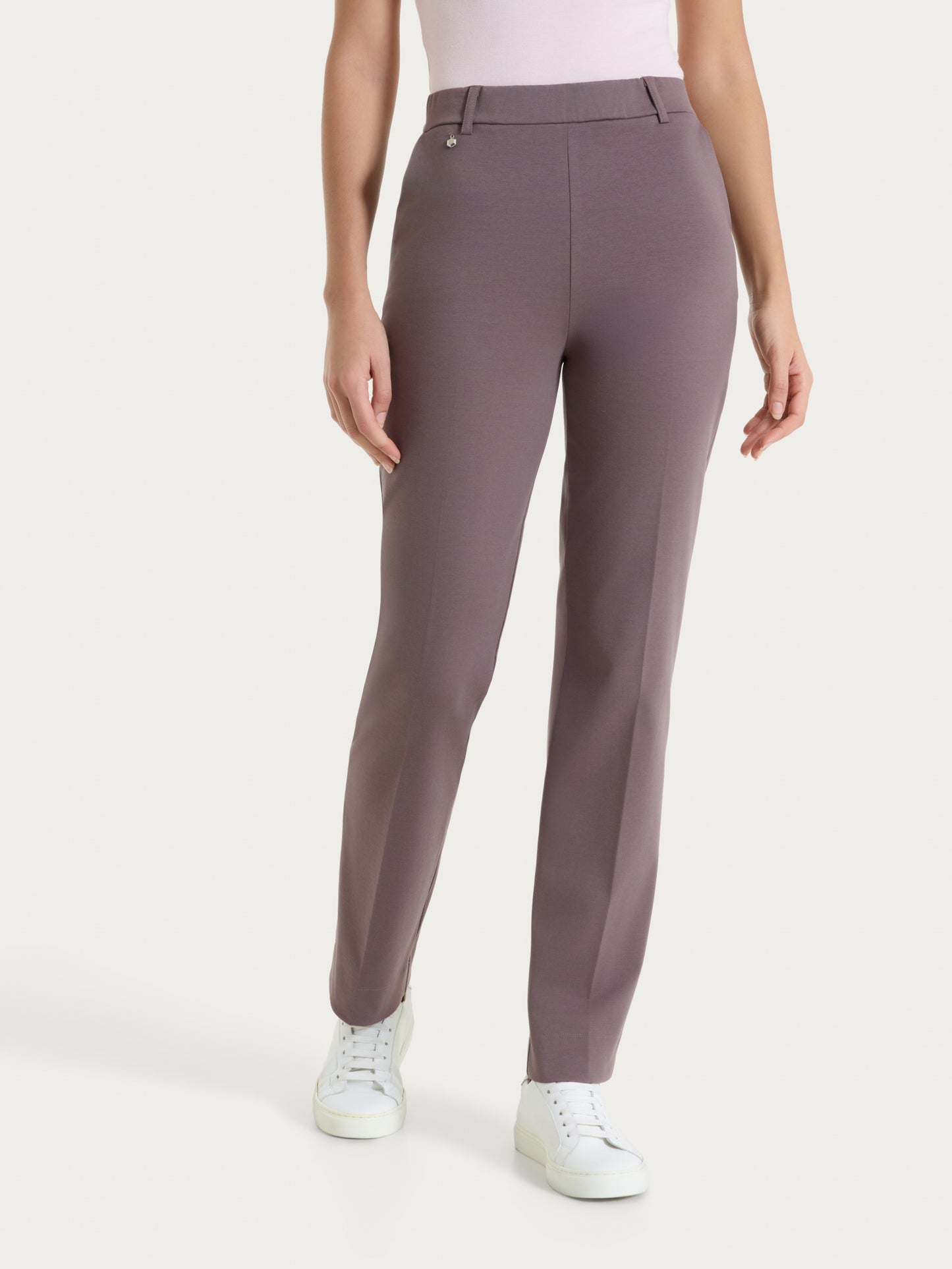 Pantalone dritto con tasche in Compact Light D293PP