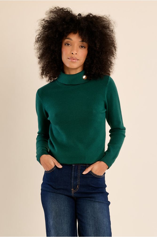 Maglia collo a golf e1125en