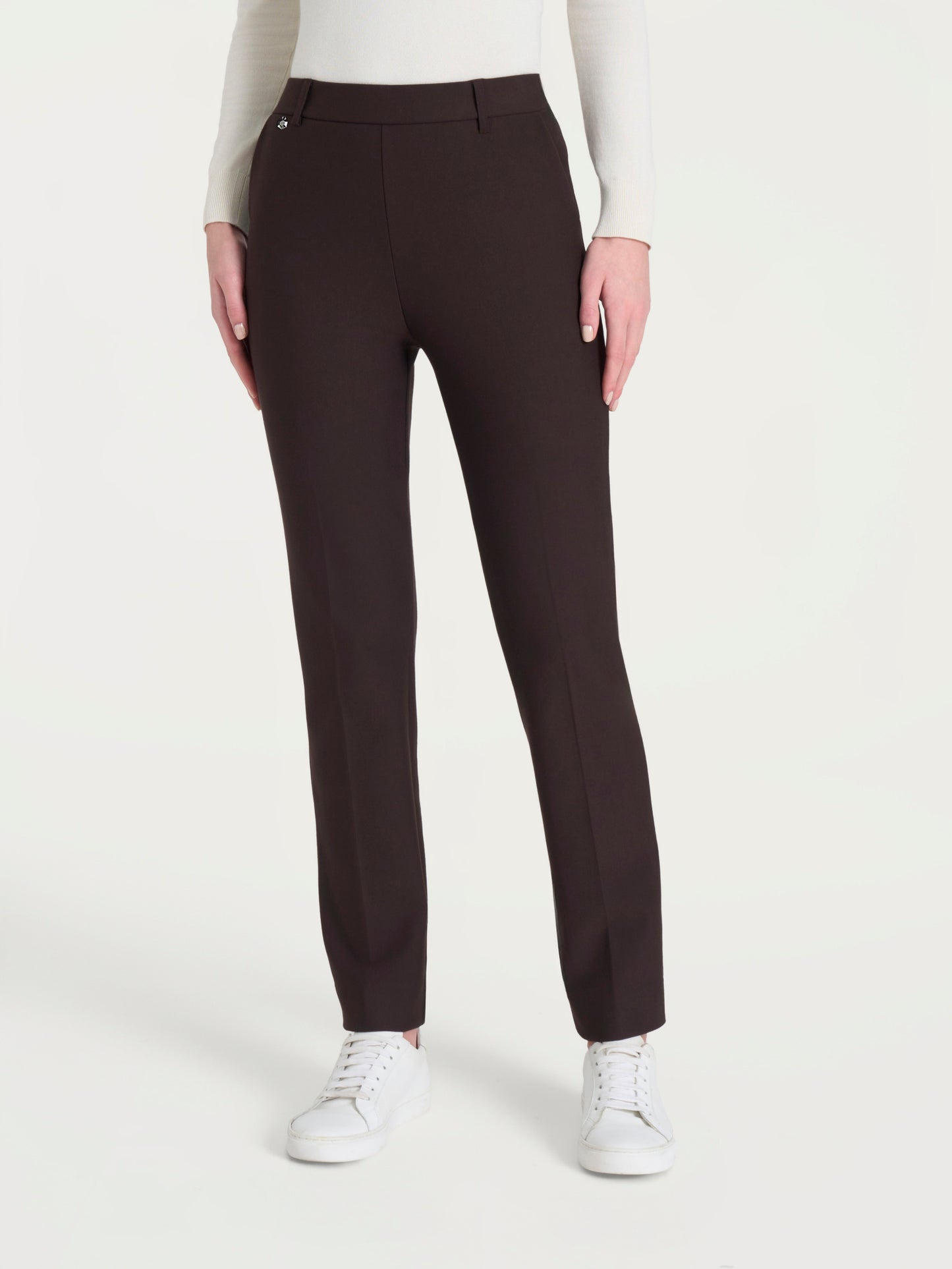 Pantalone dritto con tasche in Compact DB24PP