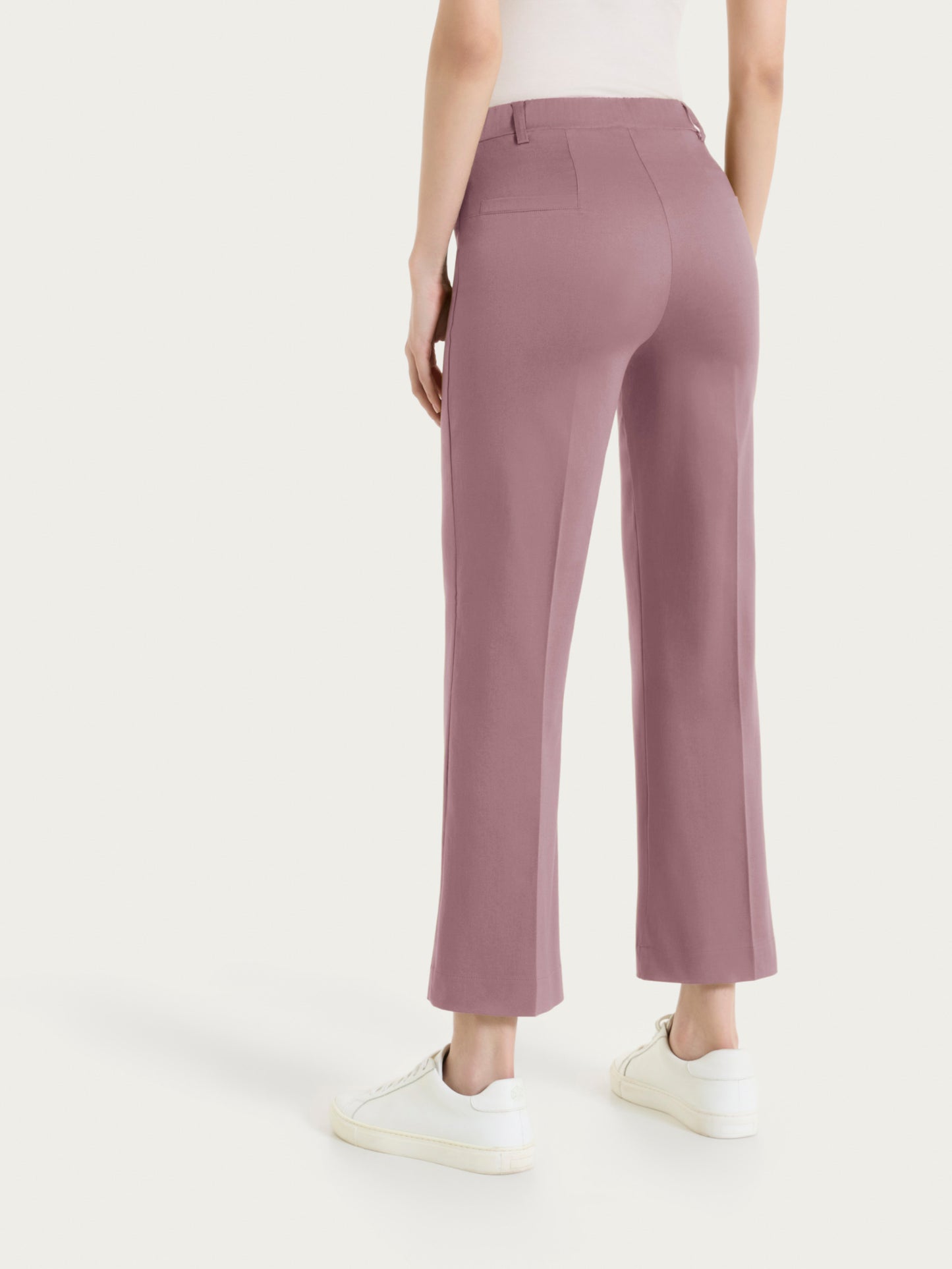 Pantalone flare alla caviglia in Satin DC62PM
