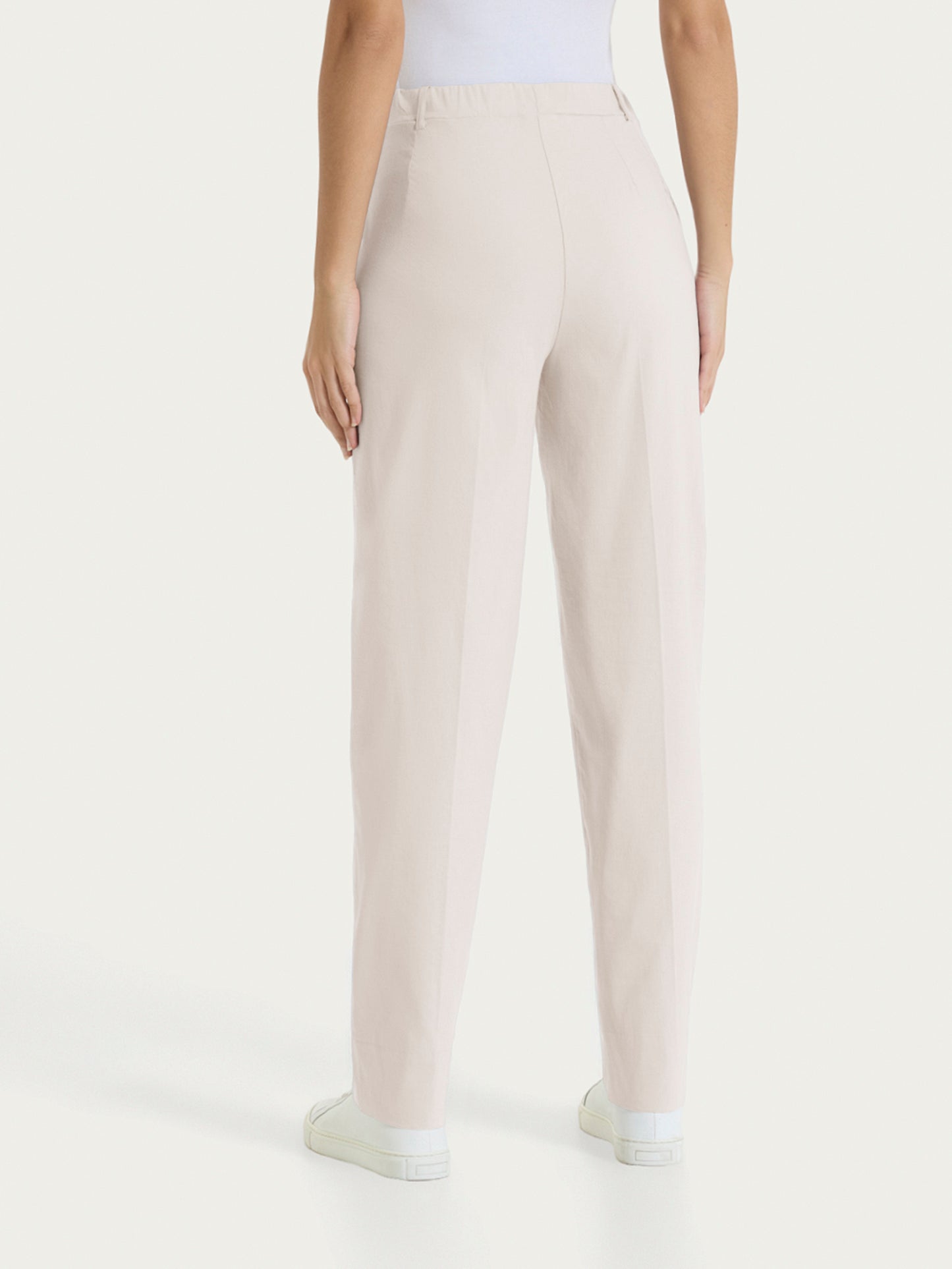 Pantalone a carota con tasche in Super Fresh DH15PF