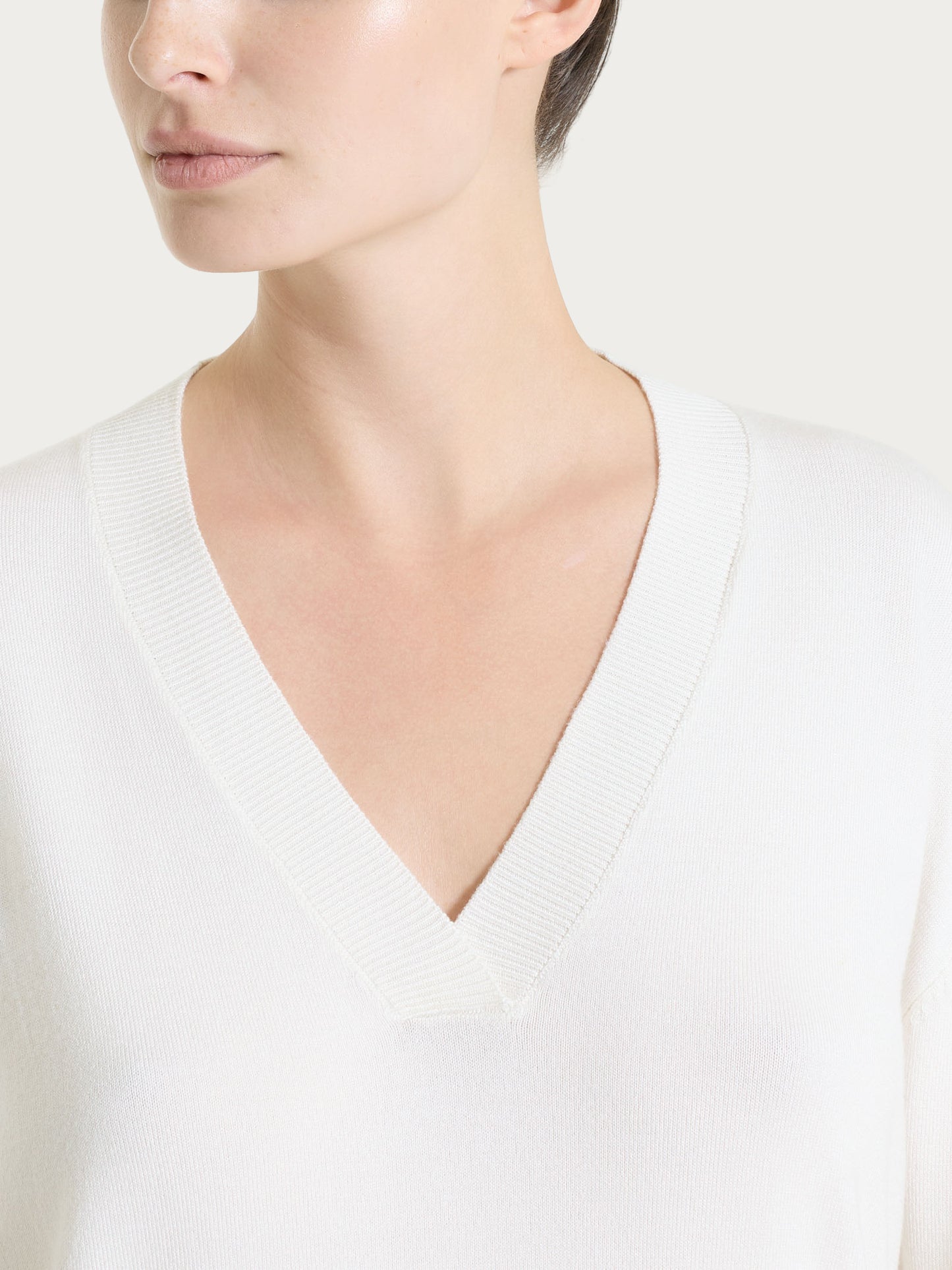 Maglia con scollo a V e con manica 3/4 DM99M2