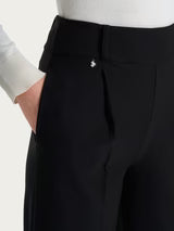 Pantalone ampio con tasche e pinces in Compac DO16PE