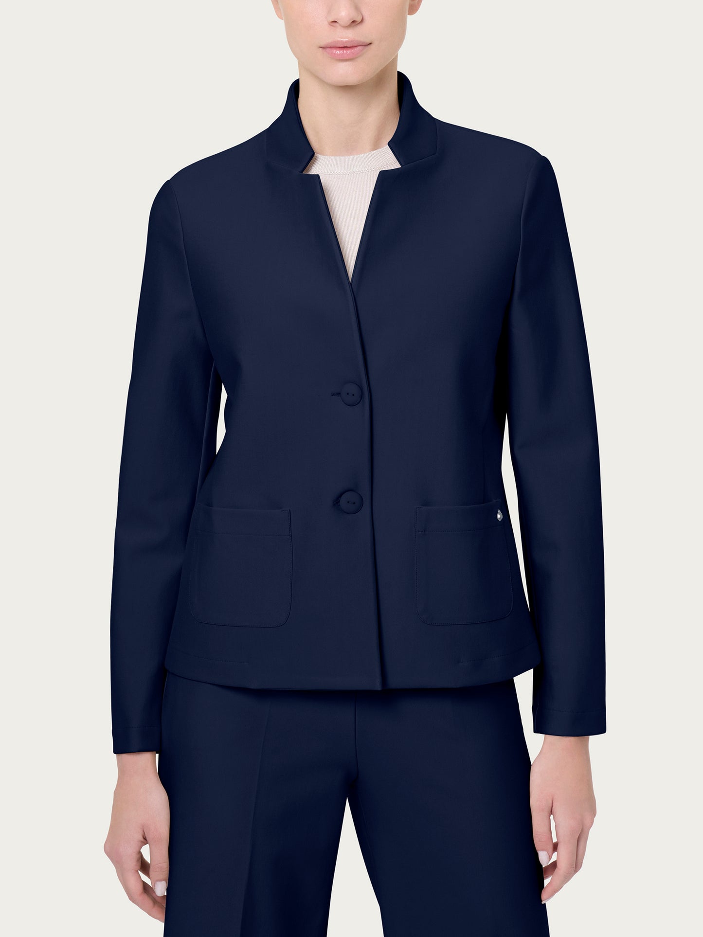 Blazer corto in Compact DO23G9