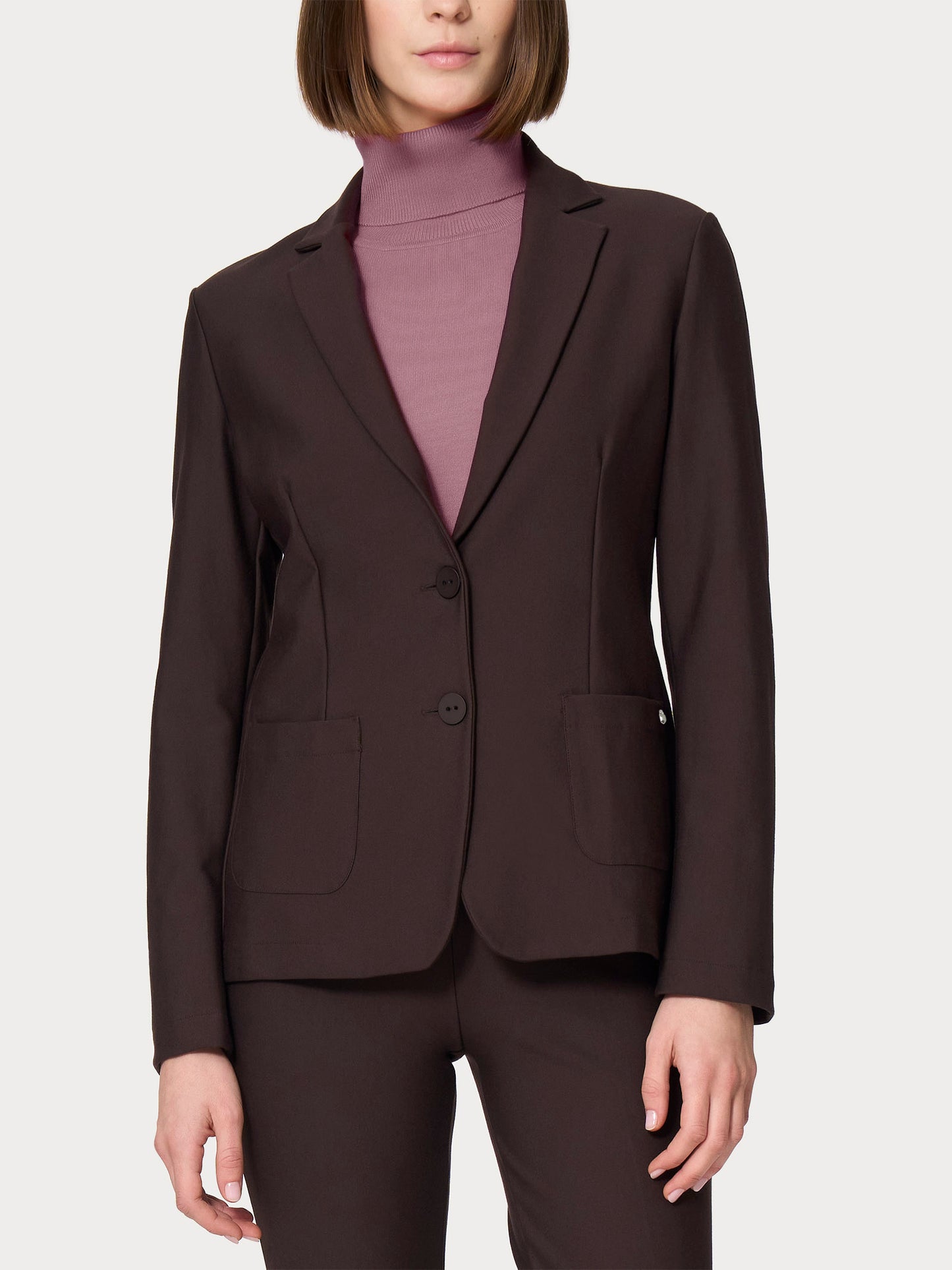 Blazer con due bottoni in Compact DO23GA