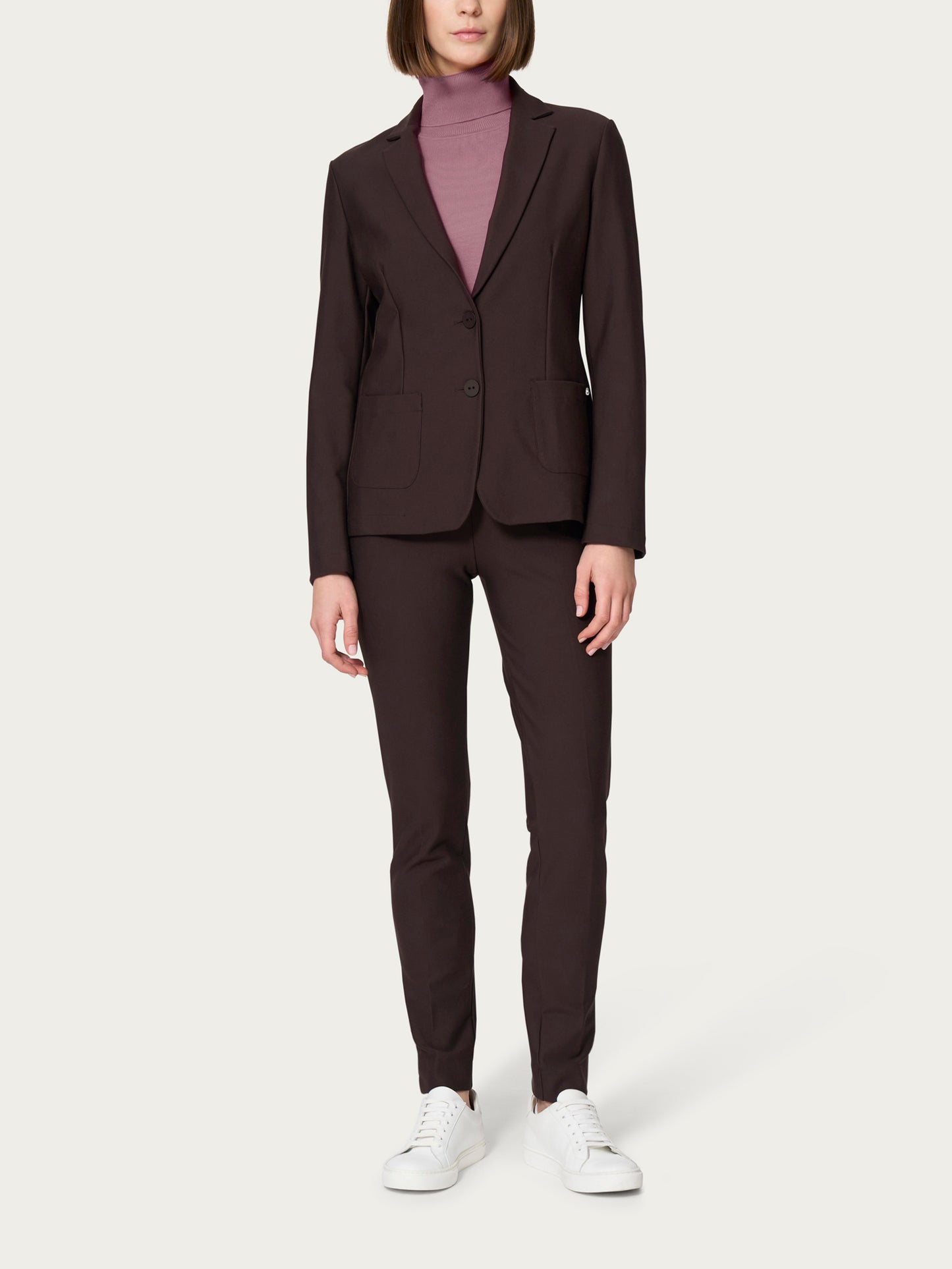Blazer con due bottoni in Compact DO23GA
