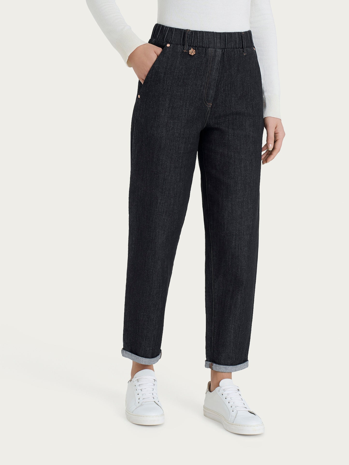 Jeans a carota con tasche in Heritage Denim DR50P7