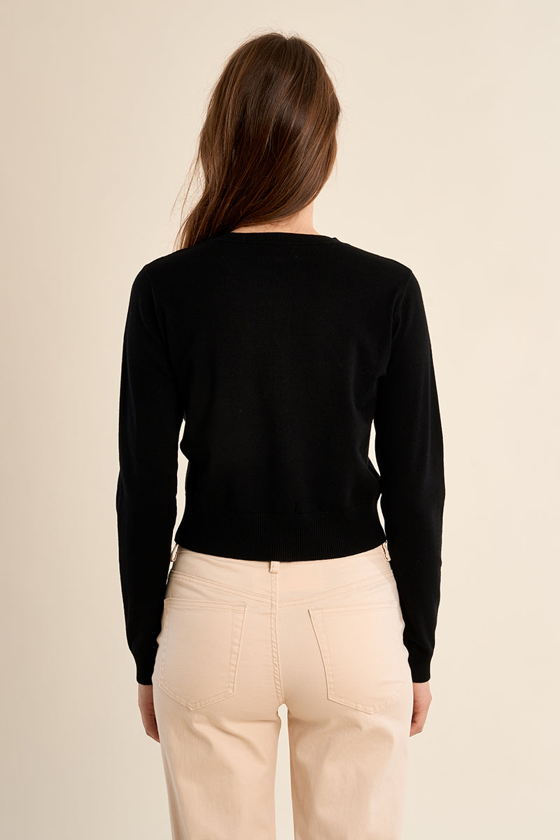 CARDIGAN BOTTONI CUORE E1725EP