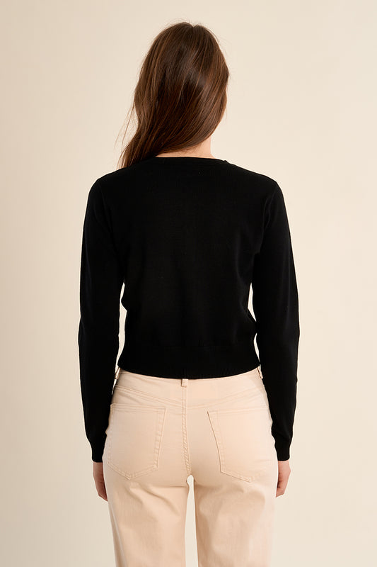 CARDIGAN BOTTONI CUORE E1725EP