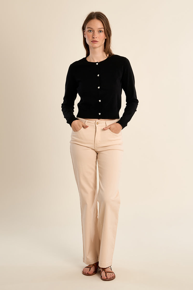 CARDIGAN BOTTONI CUORE E1725EP