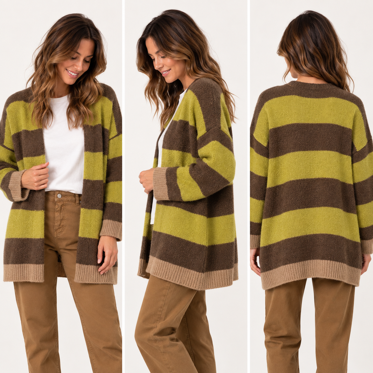 Cardigan righe