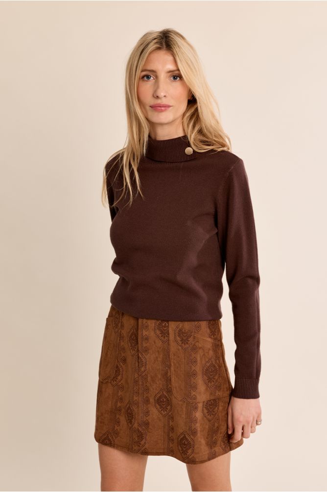 Maglia collo a golf e1125en