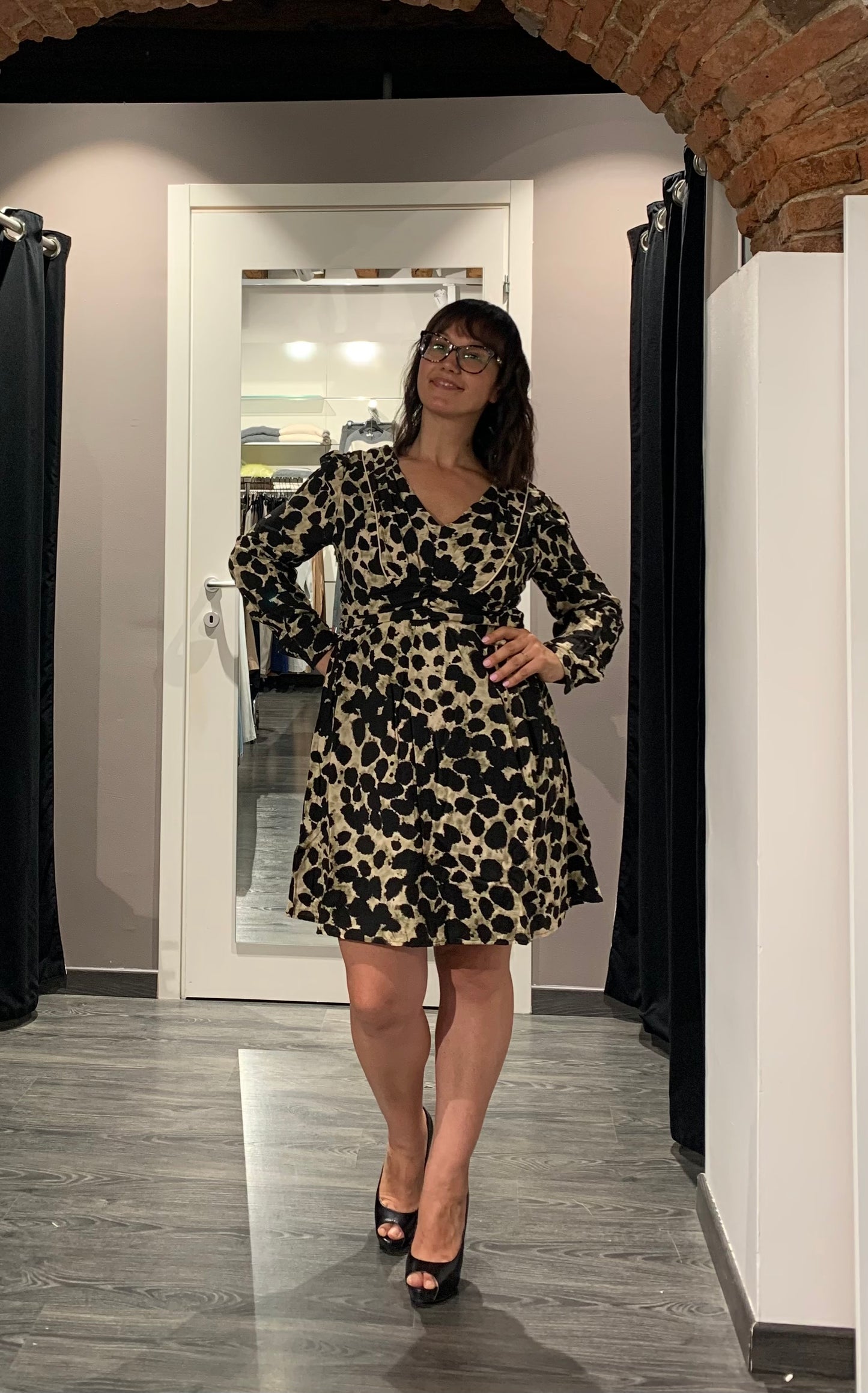 Vestito leopardato