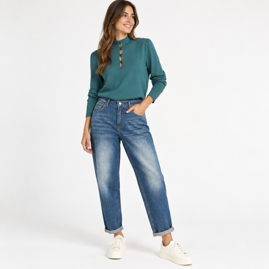 Jeans Mom Fit Le Streghe p26fj211