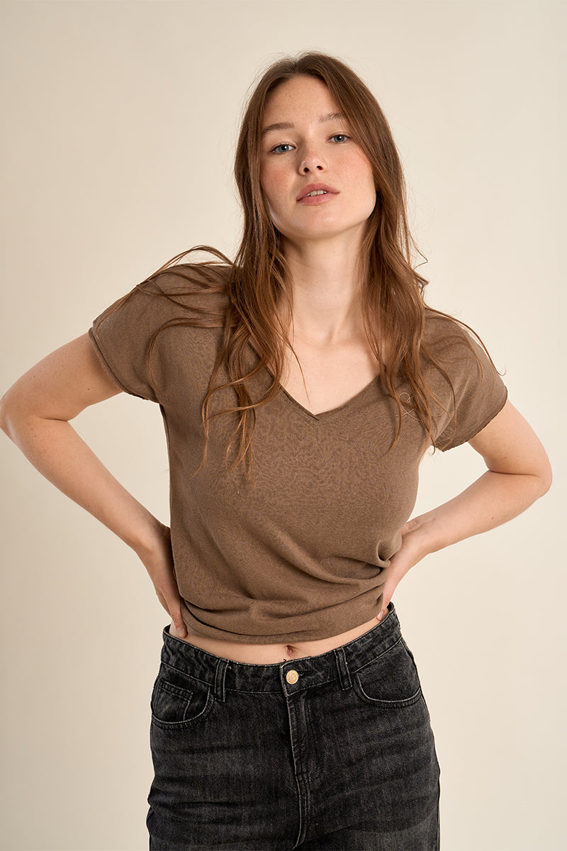 T-SHIRT MANICHE CORTE LA1270AEP