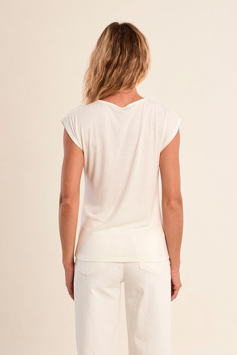T-SHIRT V STRASS T2019EP