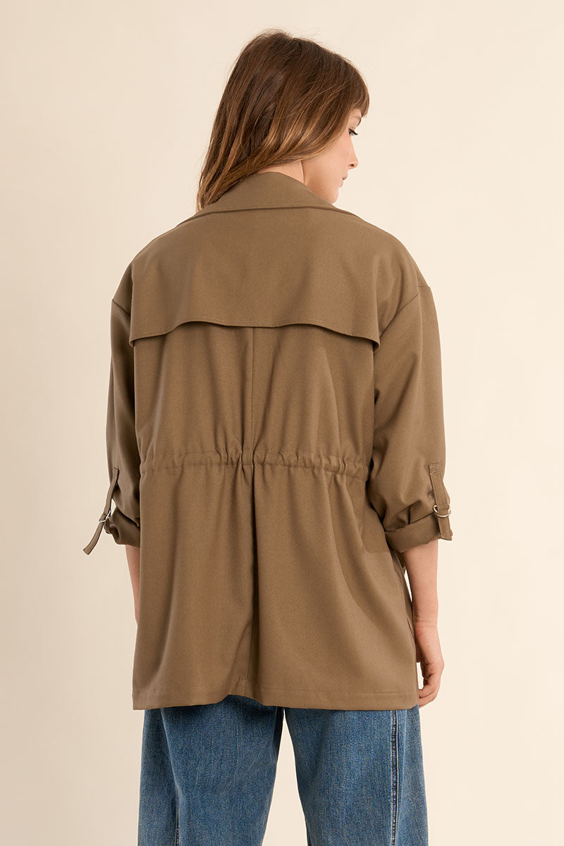 GIACCA CON CINTURA T2239EP