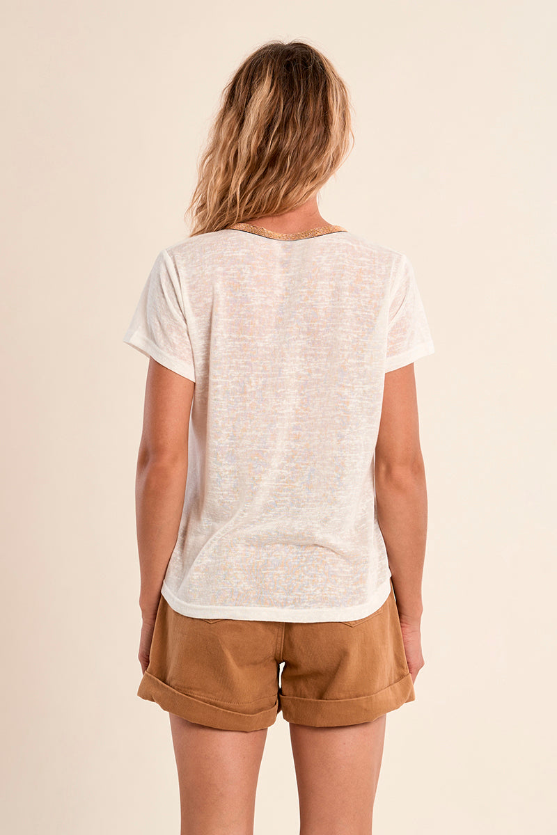T-SHIRT V ,ORO T427EP