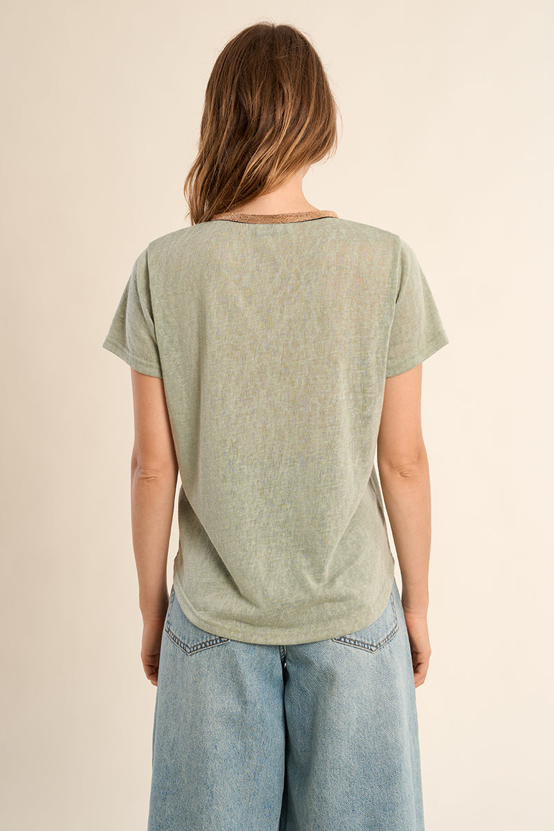 T-SHIRT V ,ORO T427EP