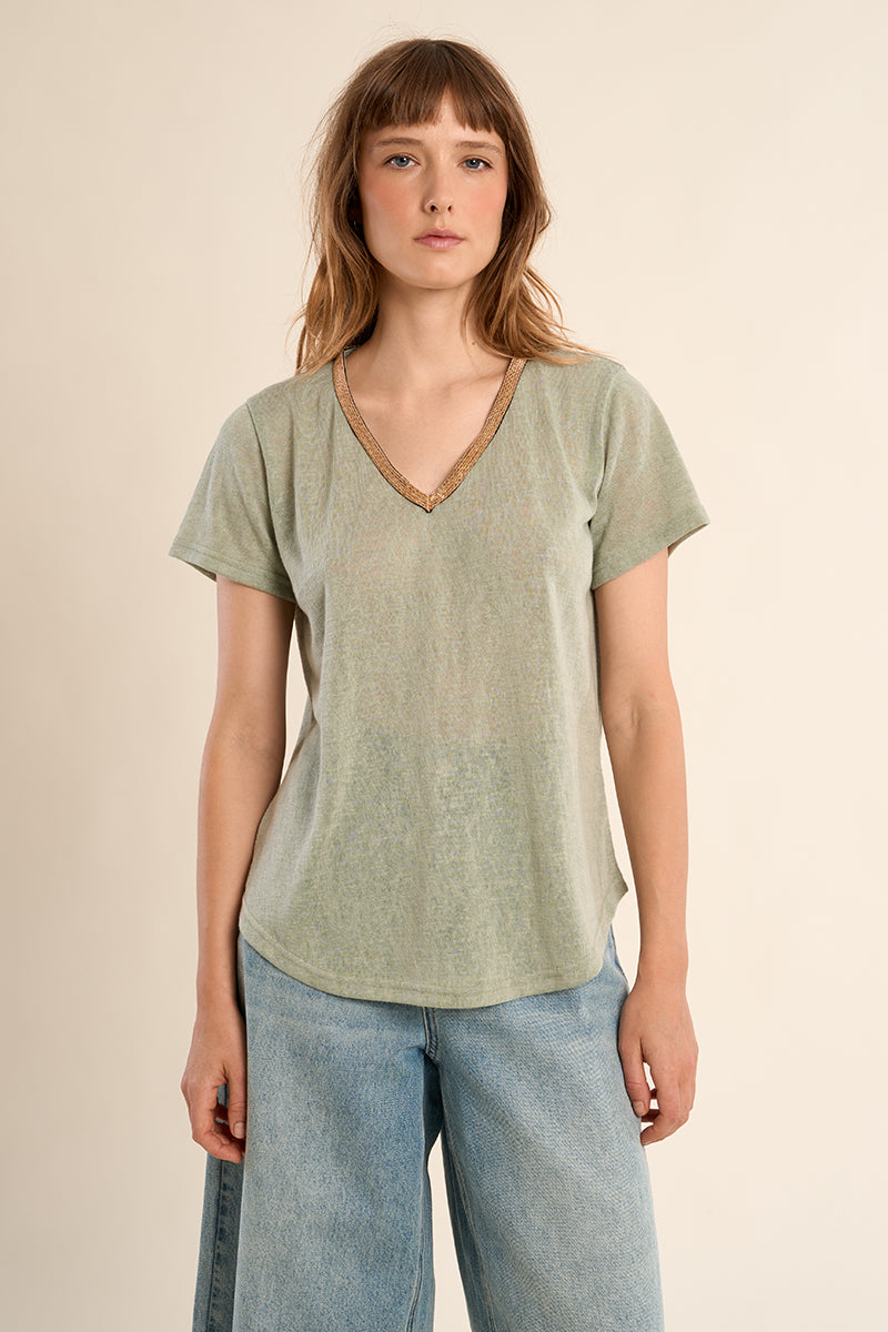 T-SHIRT V ,ORO T427EP