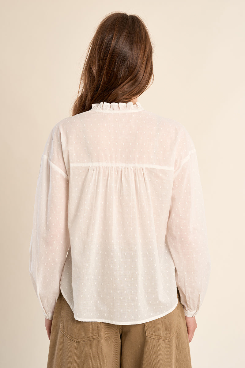 CAMICETTA CON RICAMI ZP103EE